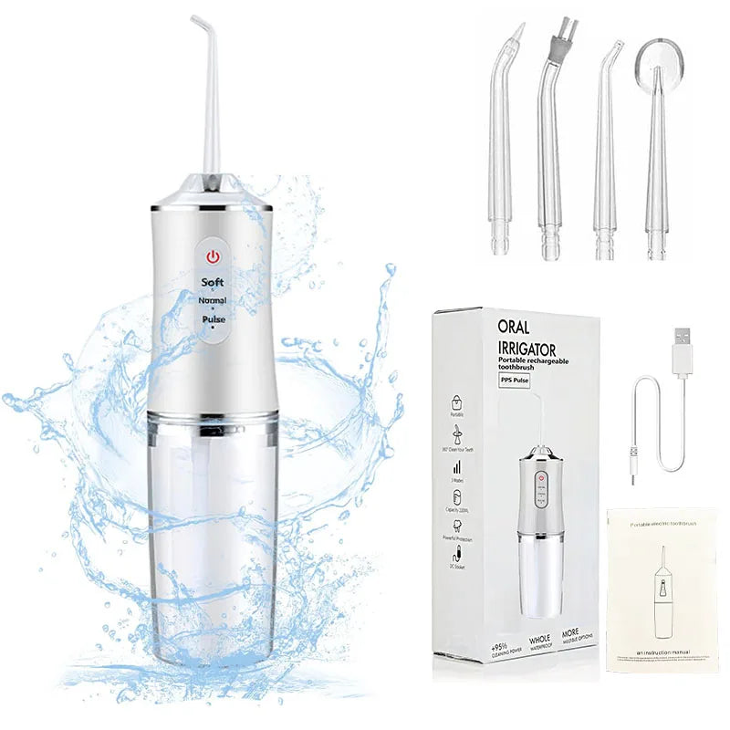 IPX7 Waterproof Dental Water Flosser – Deep Oral Cleaning Device