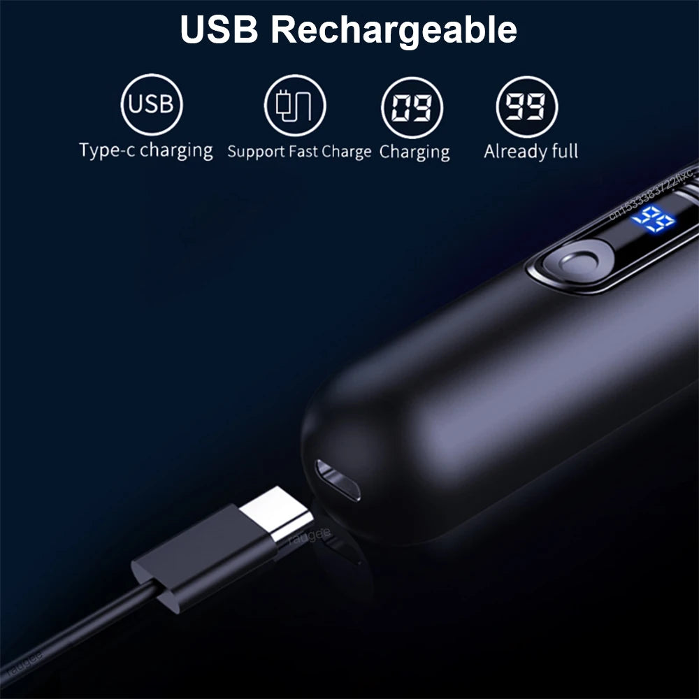 Nose Hair Trimmer Portable Nose Hair Remover for Men Electric Nose and Ear Hair Trimmer USB Rechargeable Mini Nose Hair Clipper