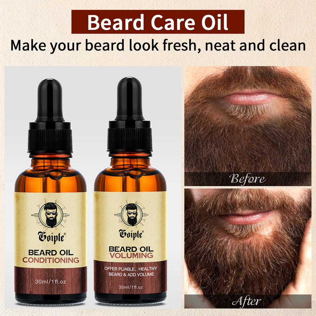 2-Piece Beard Oil Set – Volumizing & Conditioning Oil 