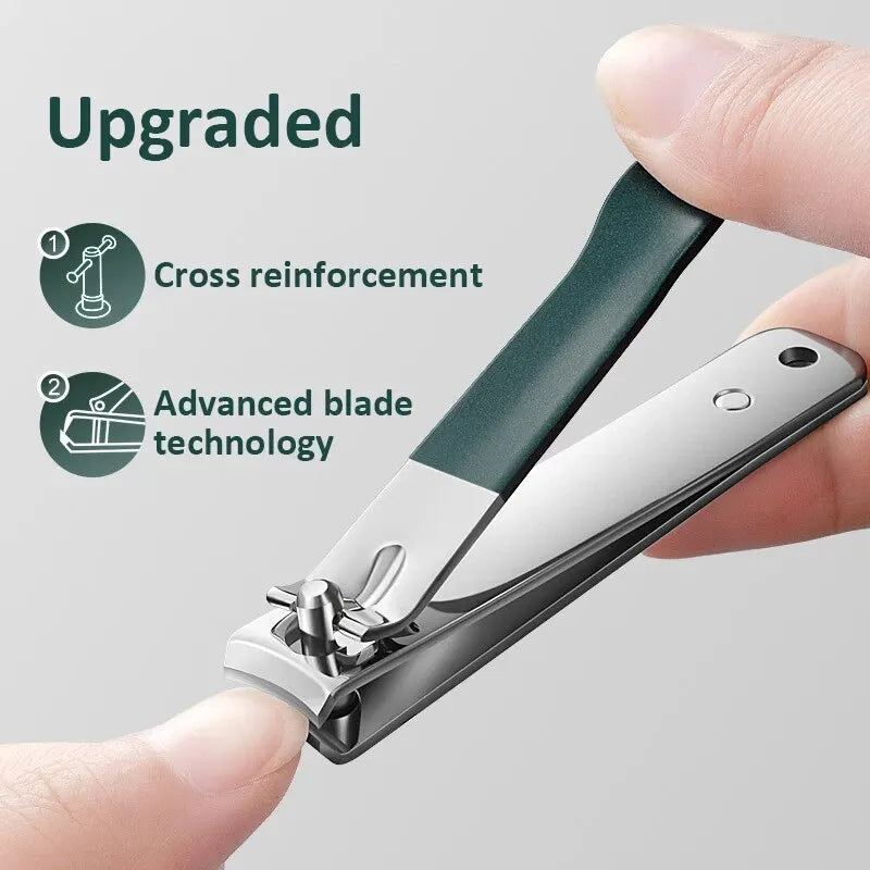 New Nail Clippers Set 4 Pcs with Rotating Leather Bag Professional Trimmer Pedicure Care Tools Manicure Set Home Care Gift