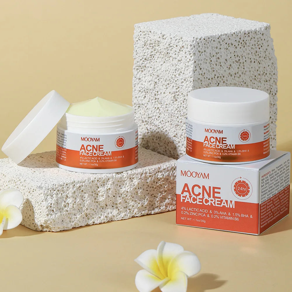 Herbal Acne Removal Face Cream Improve Acne Gel Lighten Acne Scar Pore Shrinking Eliminate Large Pores Pimples Brighten Face Car