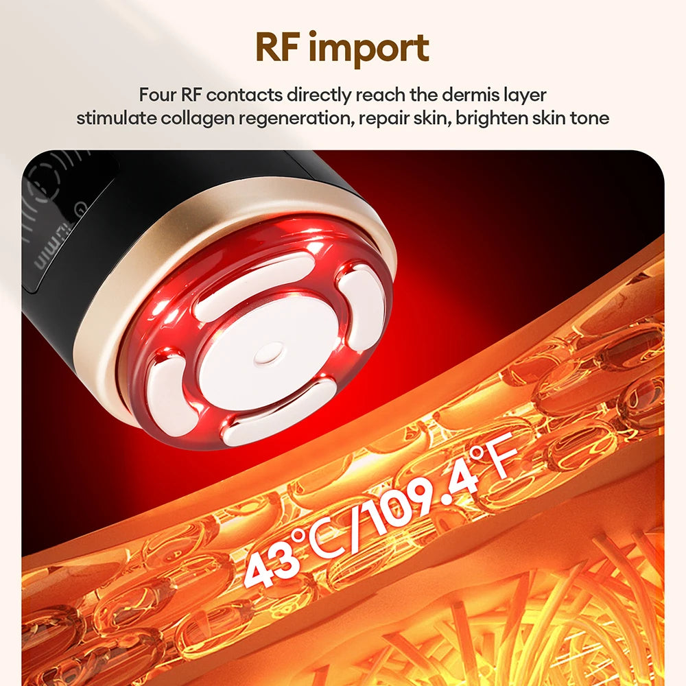 5-in-1 HIFU LED Facial Device – RF & EMS Skin Tightening