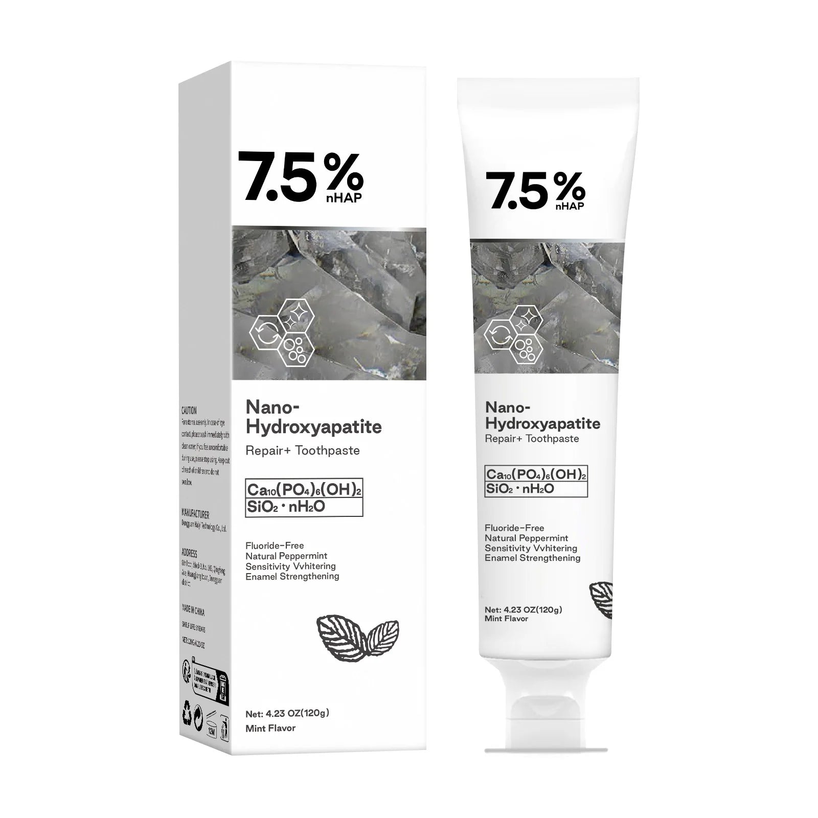 Nano Hydroxyapatite Toothpaste – Whitening Toothpaste for Stains & Fresh Breath