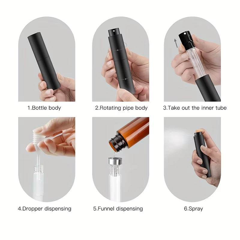 10ml Refillable Perfume Atomizer – Portable Travel Spray Bottle