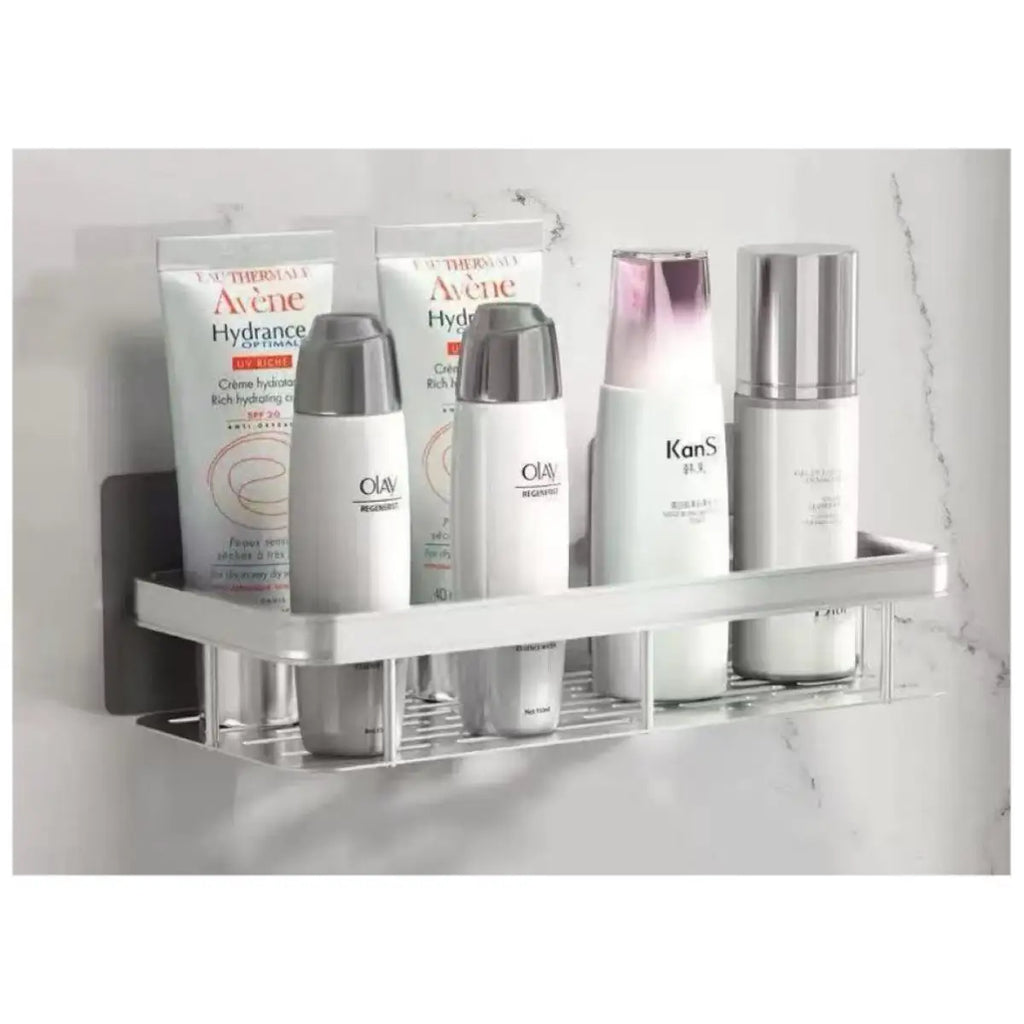 Modern Bathroom Organizer – No Drill Shower Shelf