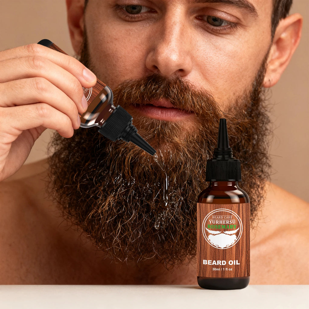 Organic Rosemary Jojoba Beard Oil, Beard Care 30Ml