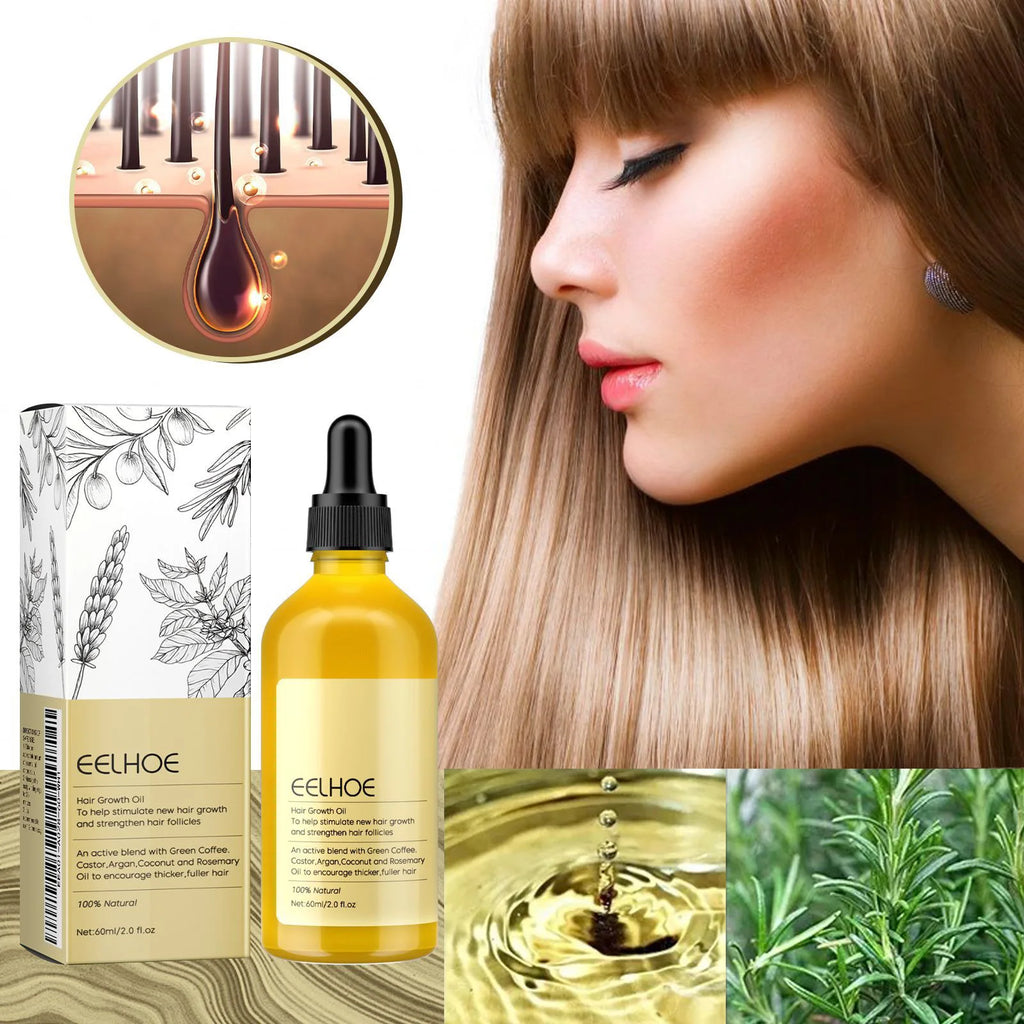 60Ml Rosemary Hair Essential Oil, Veganic Lavender Repair