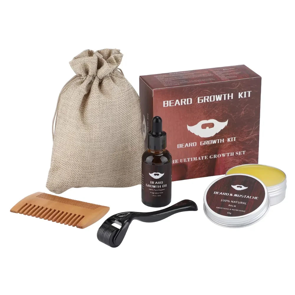 Beard Growth Kit for Mens Hair Enhancer, beard Essentials