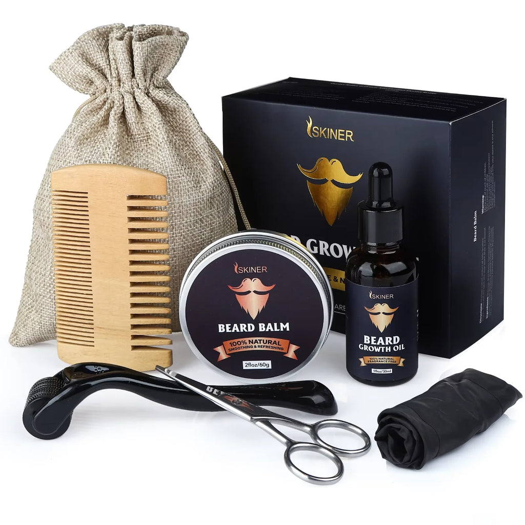 Beard Growth Kit for Mens Hair Enhancer, beard Essentials