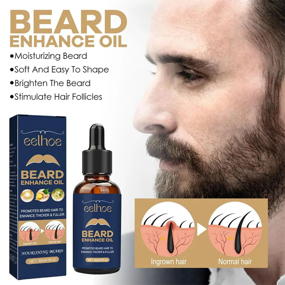 30Ml Beard Care Oil for Men Beard Growth Grooming Soften Strengthen Styling Beard Oil Thicker Nourish Beard Serum Beard Care