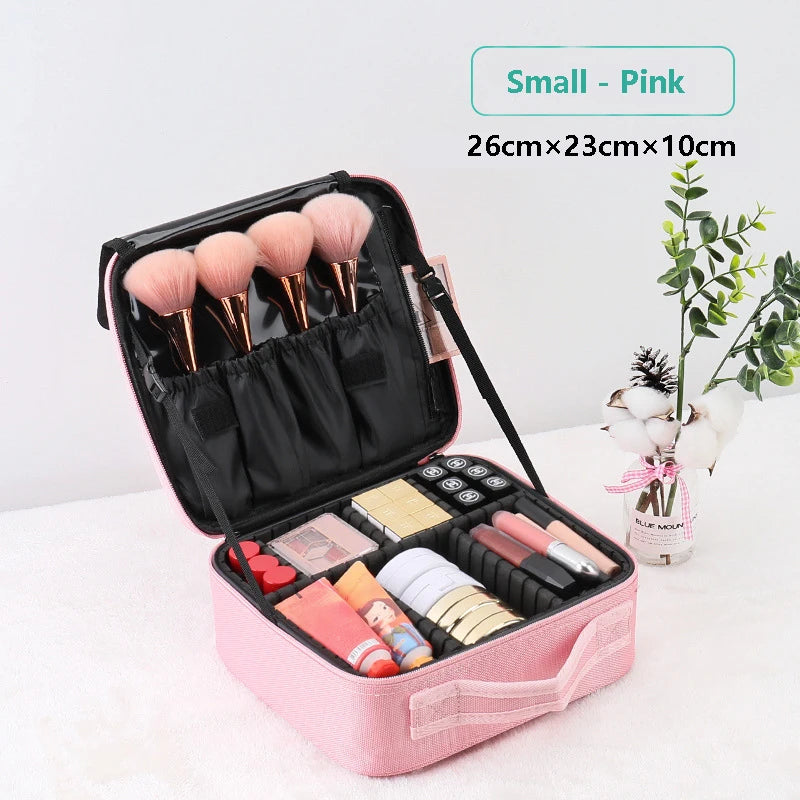 Large Capacity Makeup & Barber Organizer Case