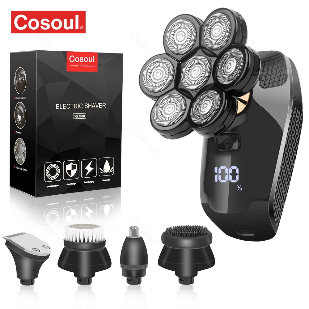 Shaver for Men Electric Shaver Powerful Bald Head Shaver Beard Shaving Machine for Men Razor Husband Gift Boyfriend