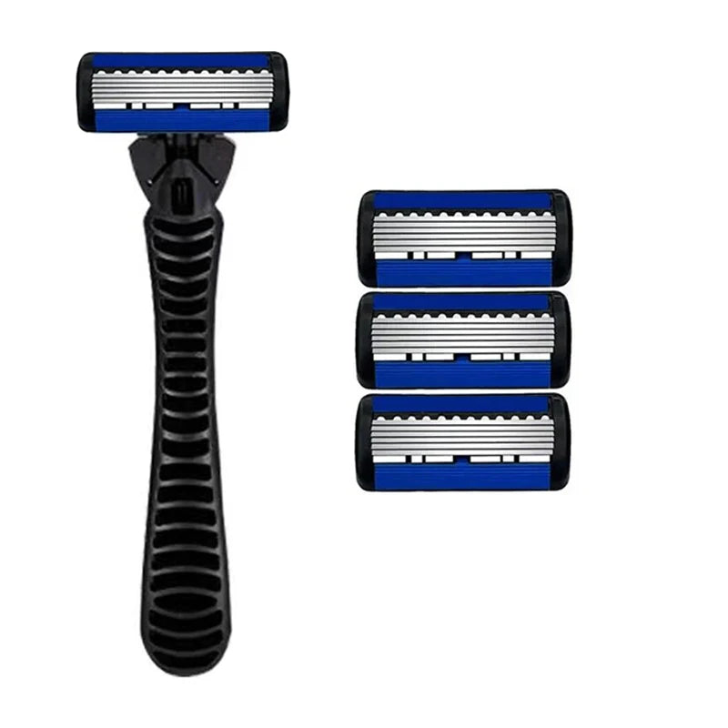Razor Classic 6 Layer Safety Razor for Mens Shaving&Womens Hair Removal Shaving Blades Manual Shaver