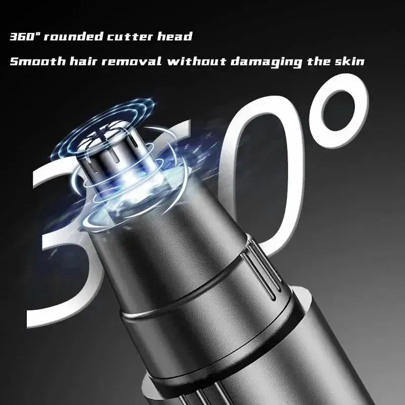 Electric Nose Hair Trimmer Safe Not to Hurt the Nose Not Stuck Hair Multifunctional Shaving Nose Hair Electric Eyebrow Trimmer