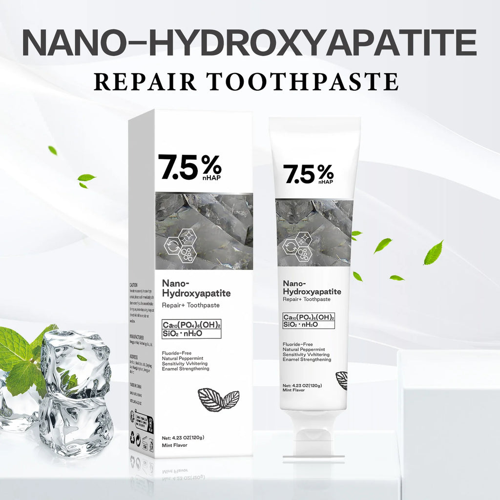 Nano Hydroxyapatite Toothpaste – Whitening Toothpaste for Stains & Fresh Breath