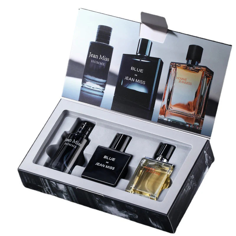 High Quality 90Ml Men Perfume Hombre Gift Box 3Pcs Set Colognes Scent Fascination Man Perfumes Masculinos Lasting Parfum New