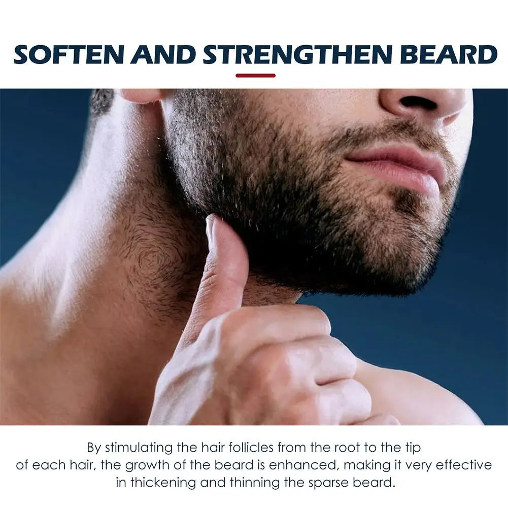 30Ml Beard Care Oil for Men Beard Growth Grooming Soften Strengthen Styling Beard Oil Thicker Nourish Beard Serum Beard Care