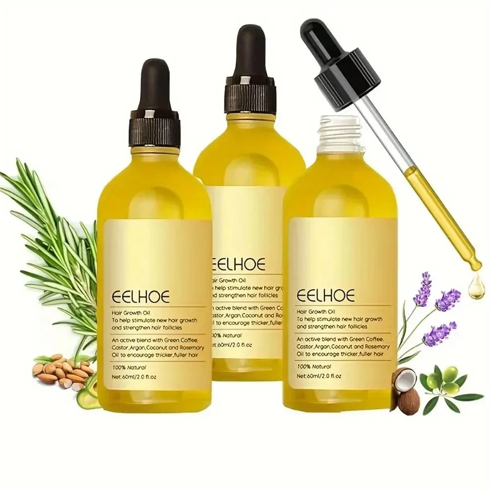 60Ml Rosemary Hair Essential Oil, Veganic Lavender Repair