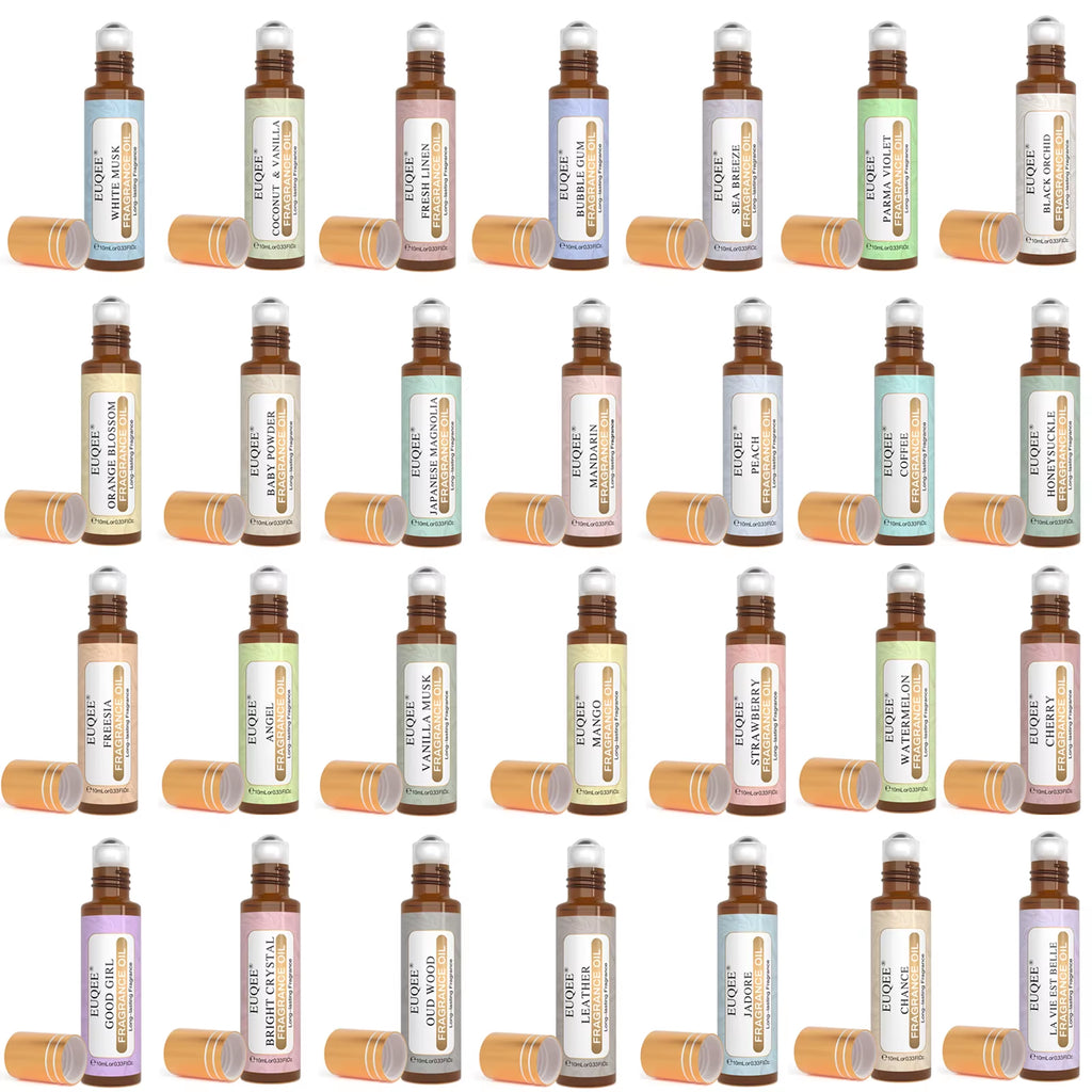 10Ml Fragrance Oil Roll-On Long Lasting Scent La Vie Est Belle CHANCE Jadore Cotton Strawberry Mango for Diffuser Burner