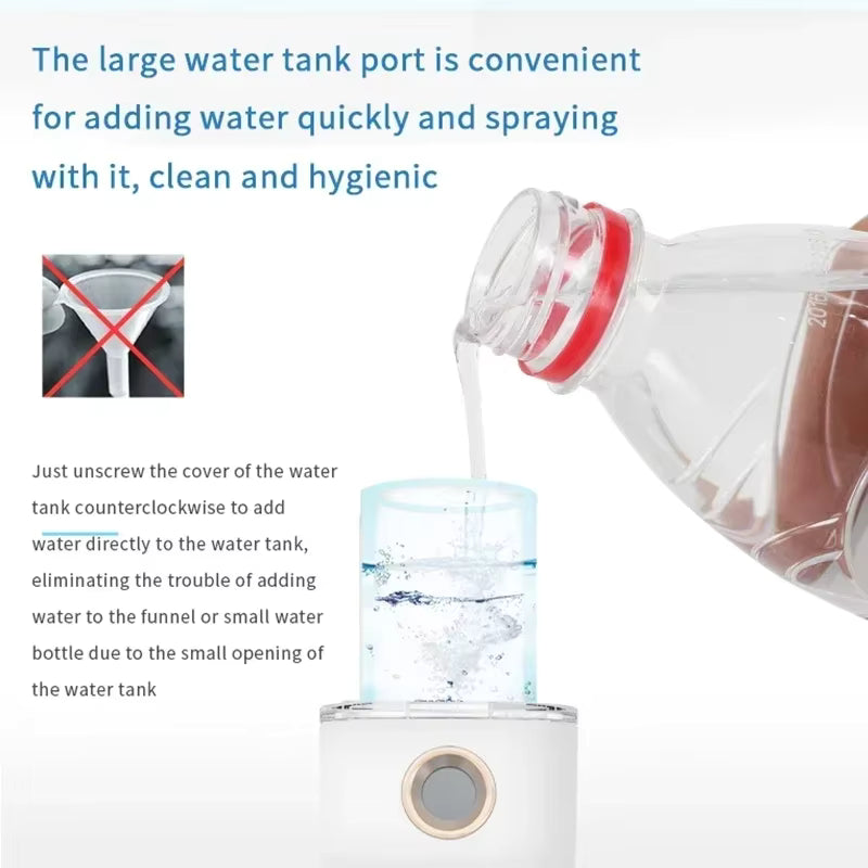 Mini Facial Mist Sprayer – Portable Rechargeable Cold Steam Humidifier