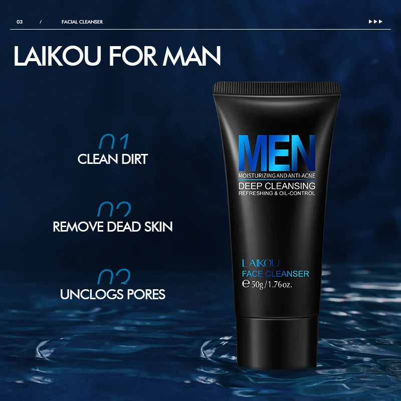 Men Facial Cleanser Face 