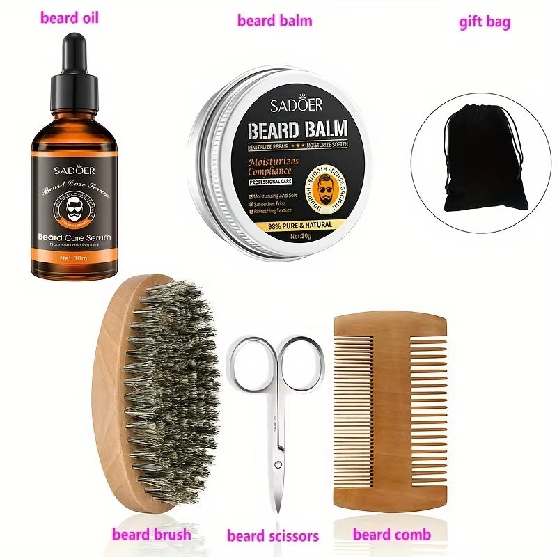 Beard Growth Kit for Men, Essentials