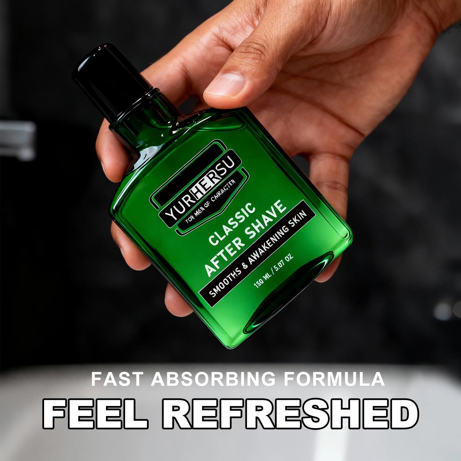 Natural after Shave Toner Alcohol Free Soothe Sensitive Skin Hydrate Smooth after Shave Skin Care for Men