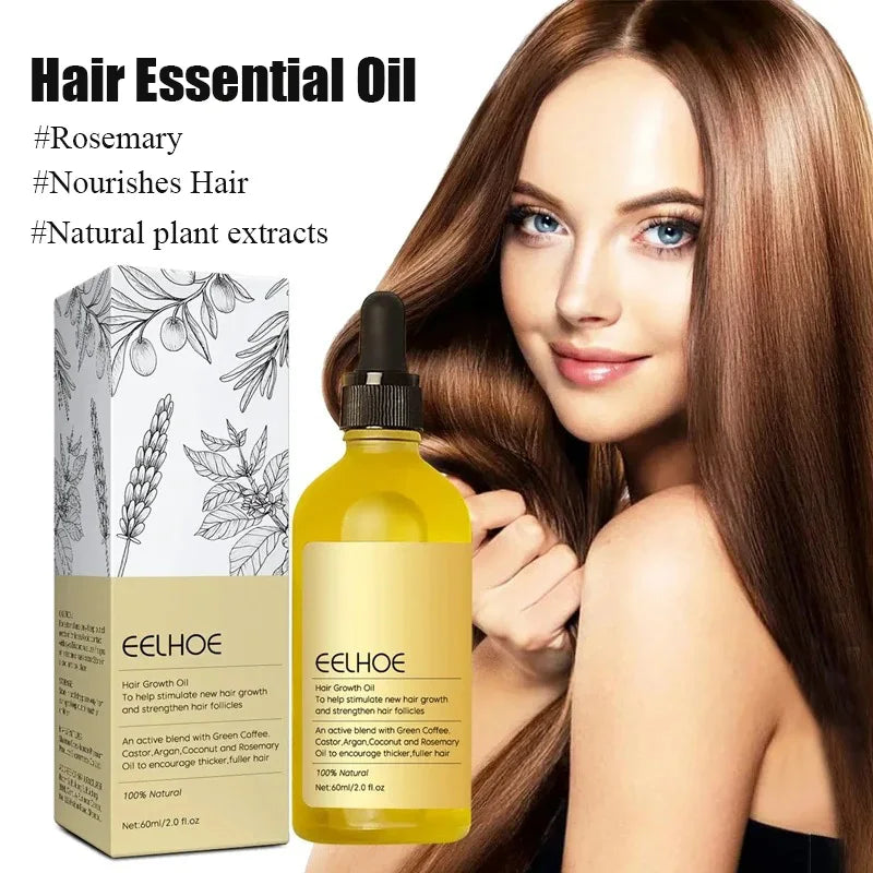 60Ml Rosemary Hair Essential Oil, Veganic Lavender Repair
