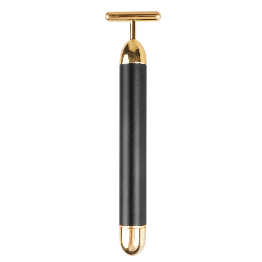 24K Gold Electric T-Bar Facial Massager