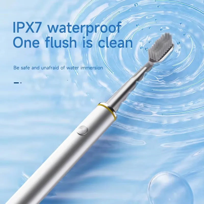 Electric Toothbrush Mental Thin Brush Body Specially for Women Pure Wisdom Beauty Soft Dupont Bristle