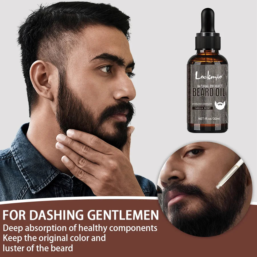 4-Piece Scented Beard Oil Set 30ml`s