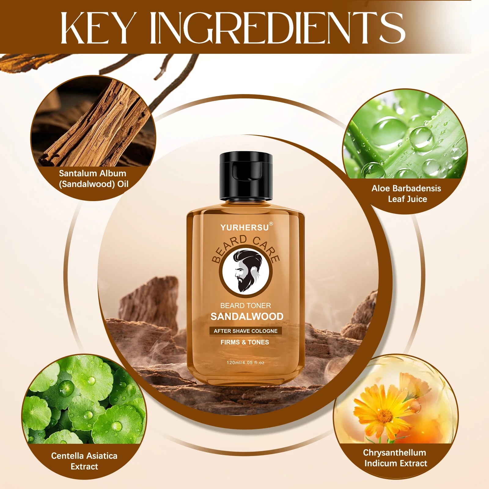 After Shave for Men - Centella Asiatica Natural Absorbs Quickly to Clean and Tone Skin for a Refreshing Feel - Mens Aftershave