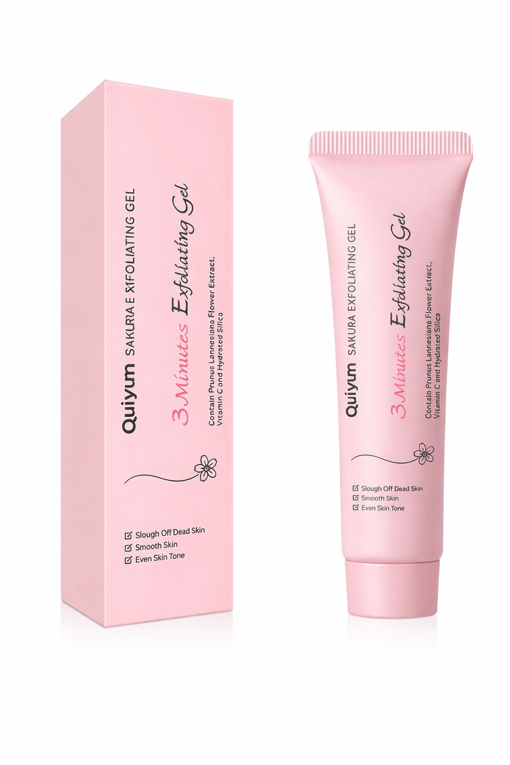 Sakura Exfoliating Gel, Face and Body wash