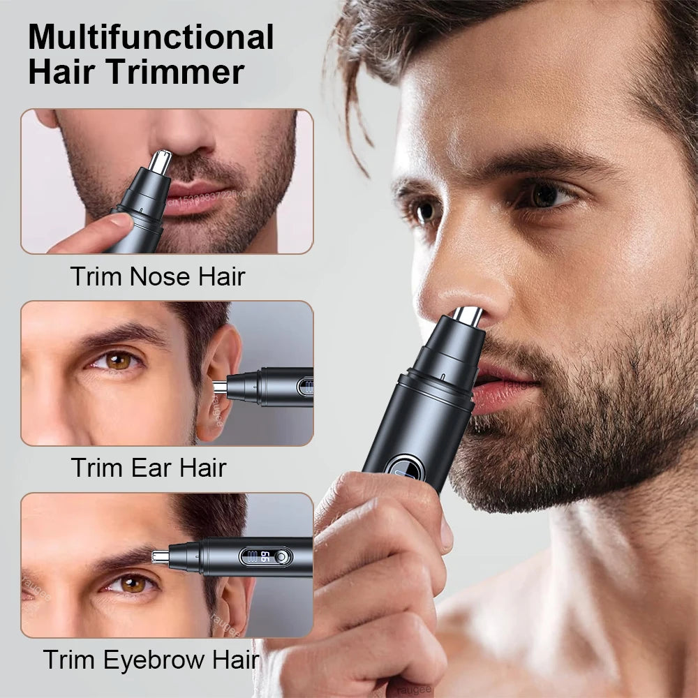 Nose Hair Trimmer Portable Nose Hair Remover for Men Electric Nose and Ear Hair Trimmer USB Rechargeable Mini Nose Hair Clipper