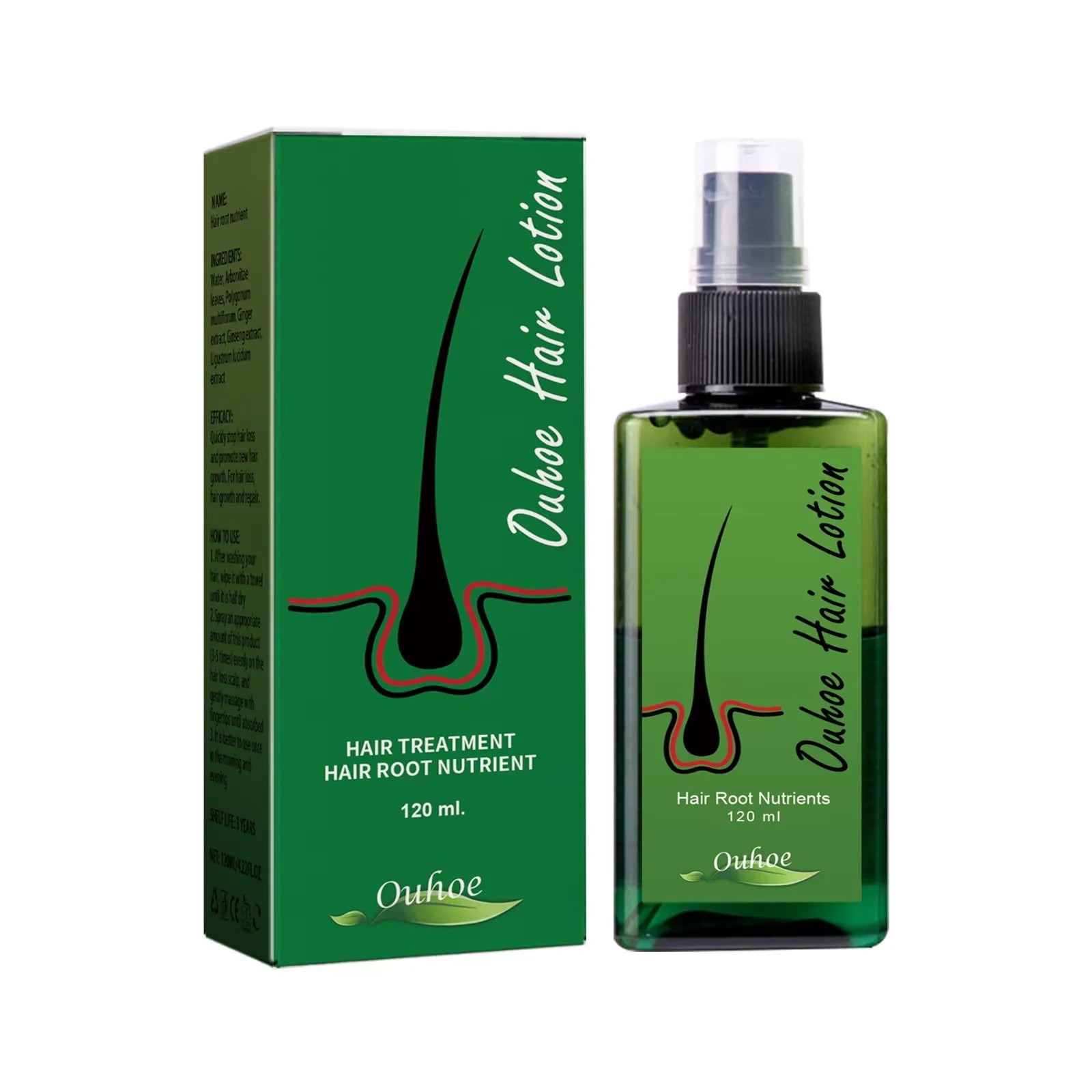 Hair Growth Spray anti Hair Loss Baldness Hair Root Repair Damaged Scalp Treatment Serum Liquid Thickening Longer Beauty Health