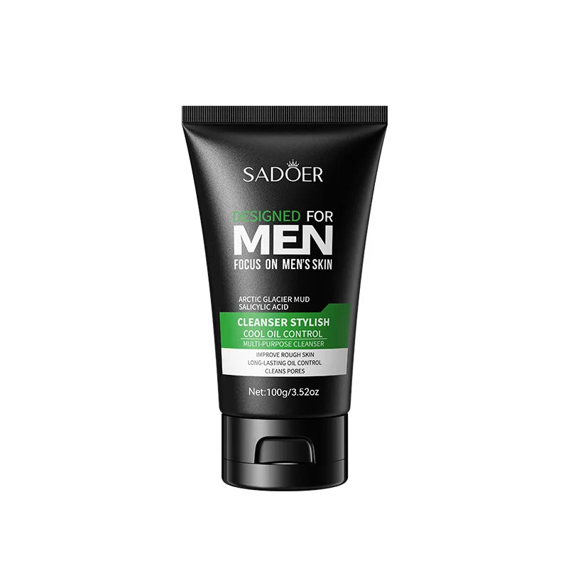 Deep Cleansing Facial Cleanser for Men Oil Control & Moisturizing