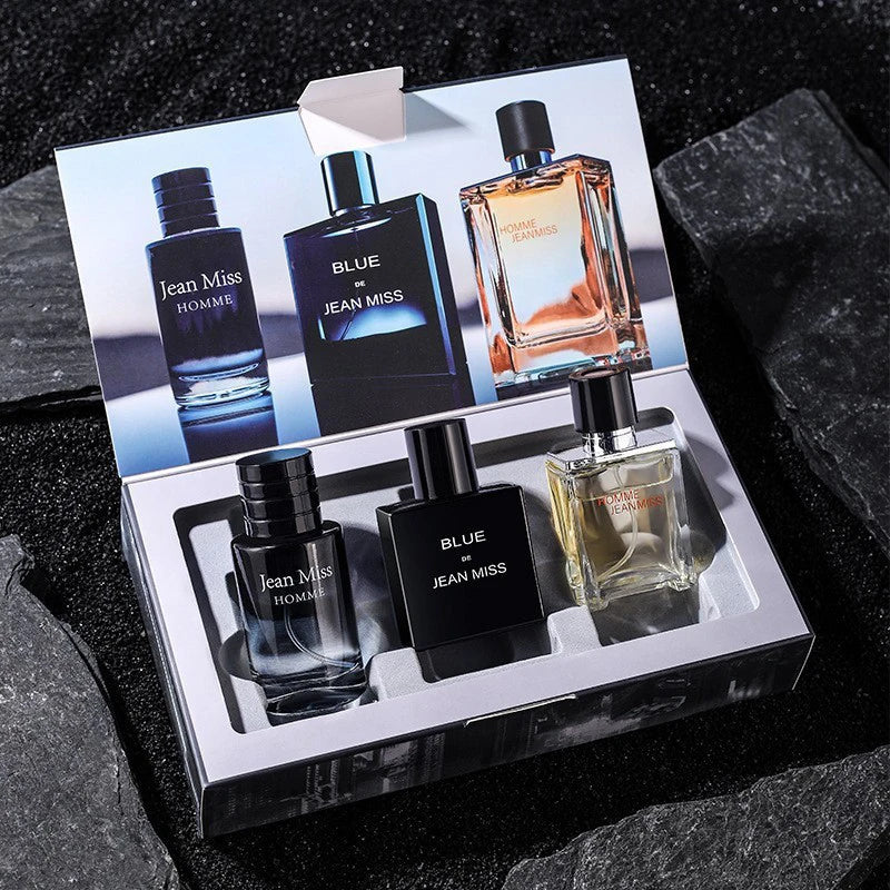 High Quality 90Ml Men Perfume Hombre Gift Box 3Pcs Set Colognes Scent Fascination Man Perfumes Masculinos Lasting Parfum New