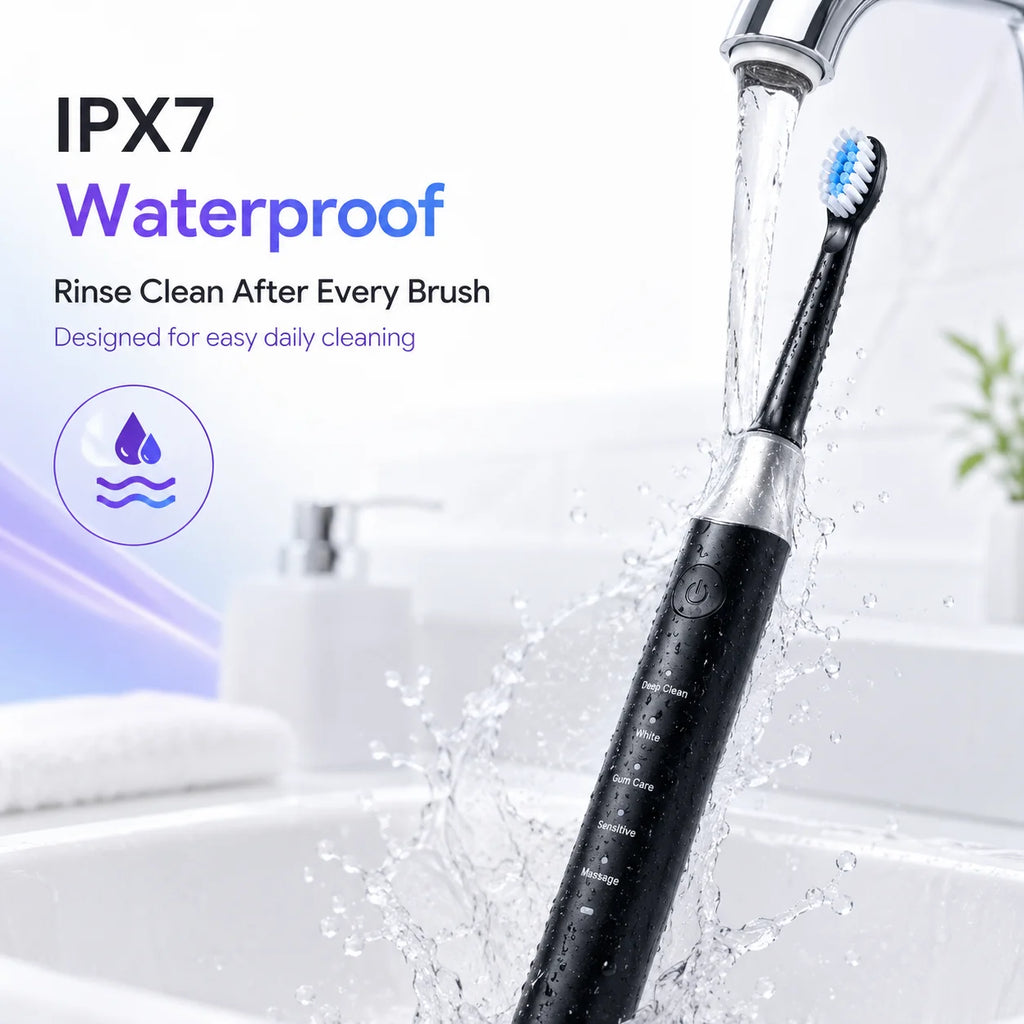 YD07 Electric Sonic Toothbrush – 5 Modes Rechargeable Toothbrush for Sensitive Gums