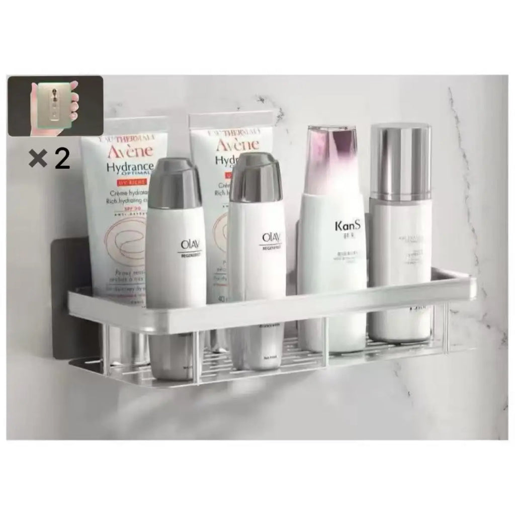Modern Bathroom Organizer – No Drill Shower Shelf