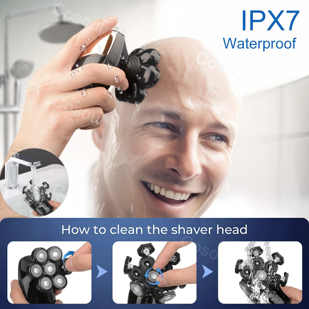 Shaver for Men Electric Shaver Powerful Bald Head Shaver Beard Shaving Machine for Men Razor Husband Gift Boyfriend