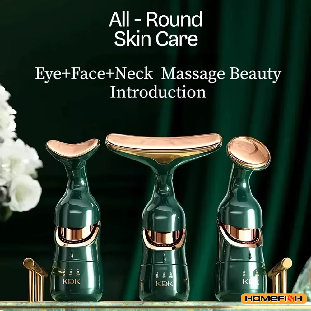 3 in 1 Facial Lifting Device Neck Facial Eye Massager