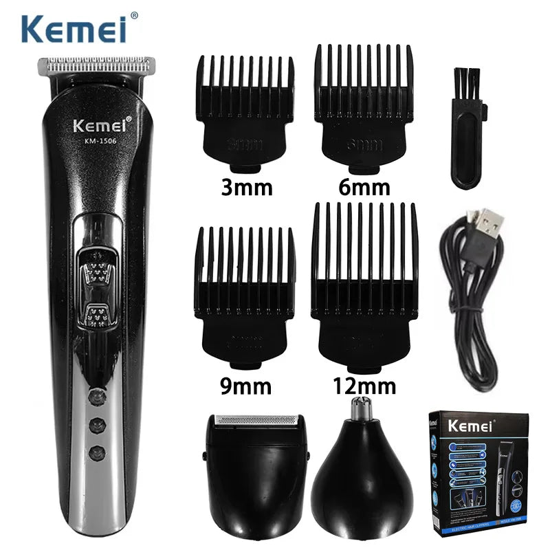 KM-1506 3-in-1 Electric Grooming Kit