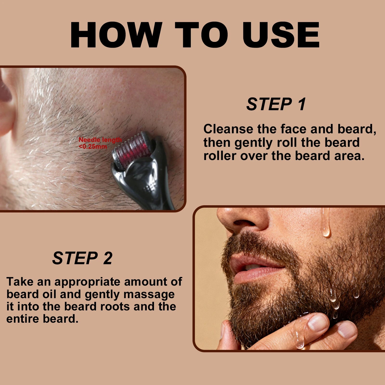 Organic Rosemary Jojoba Beard Oil, Beard Care 30Ml