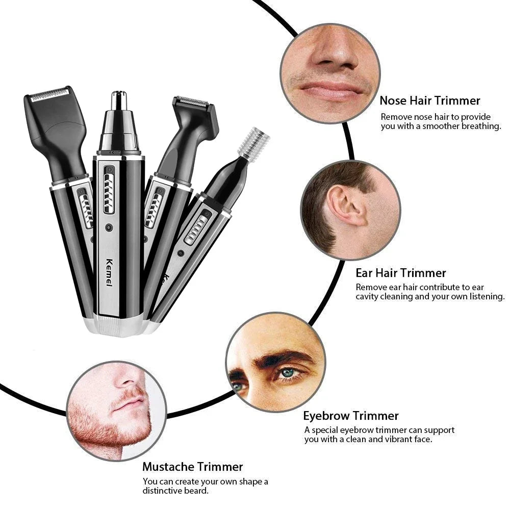 4-in-1 Men's Grooming Kit 
