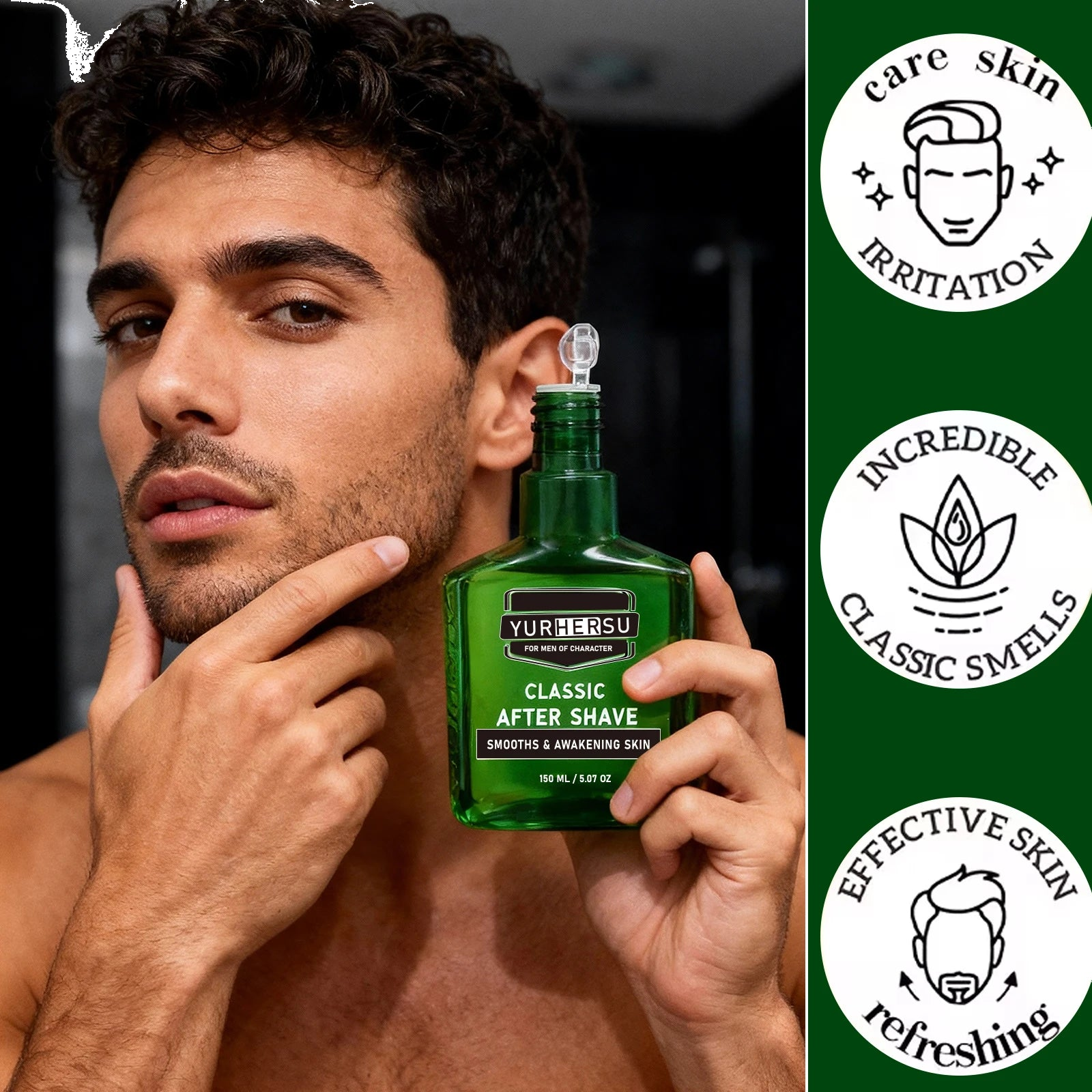 Natural After Shave Toner – Alcohol-Free, Soothing