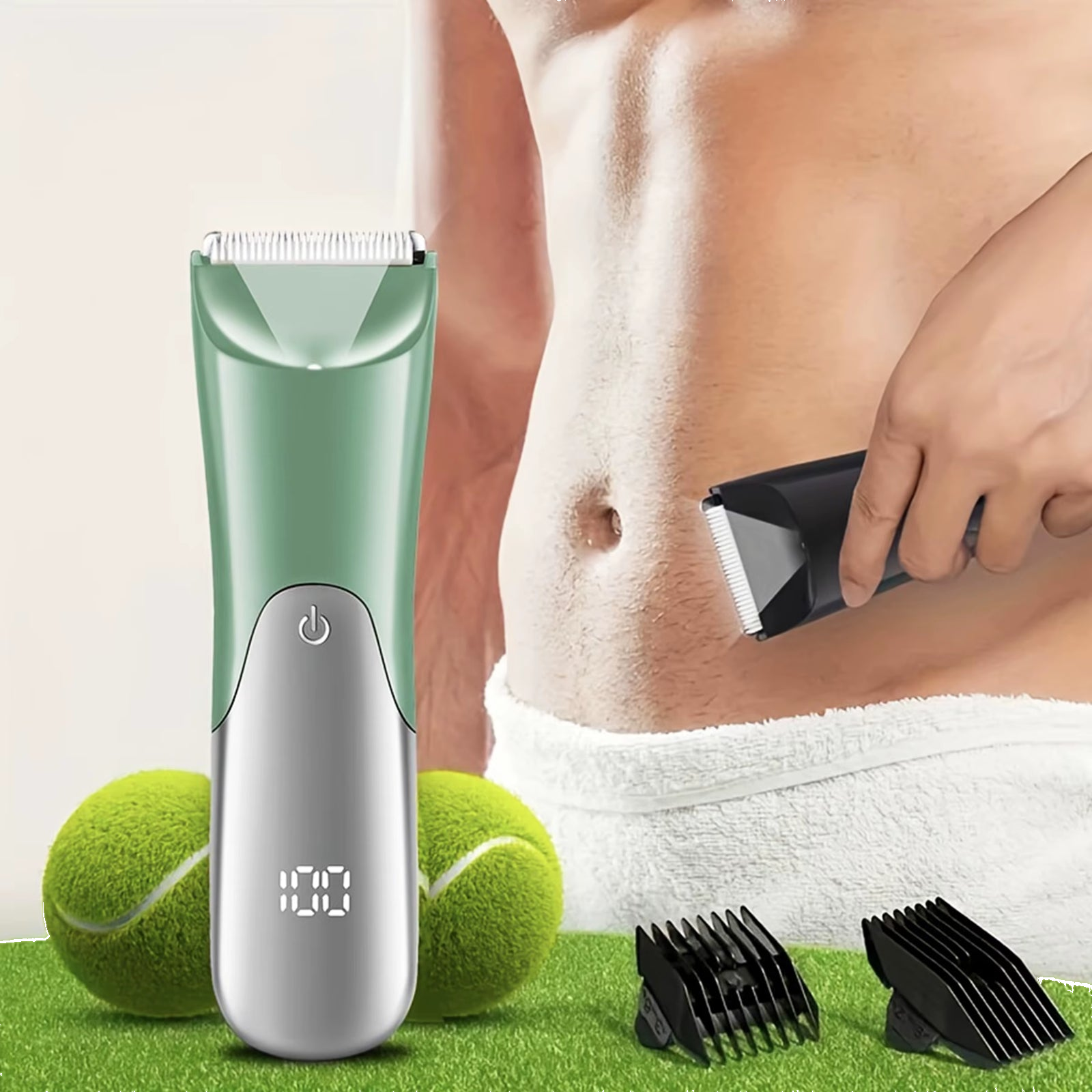 Men's Body Hair Trimmer – Groin, Chest & Armpit
