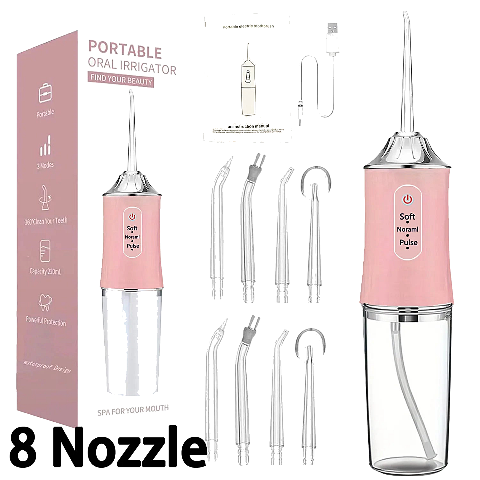 Dental Water Flosser for Teeth & Braces