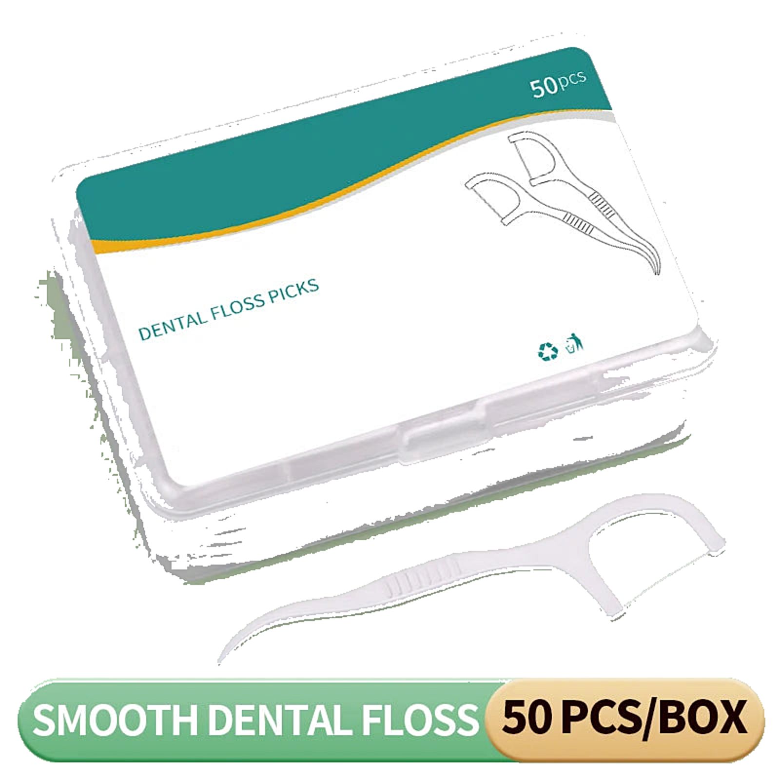 Ultra Fine Dental Floss Sticks for Daily Oral Care